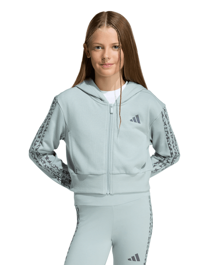 Polerón ADIDAS poleron adidas jg an 3s ft fz en color wonder