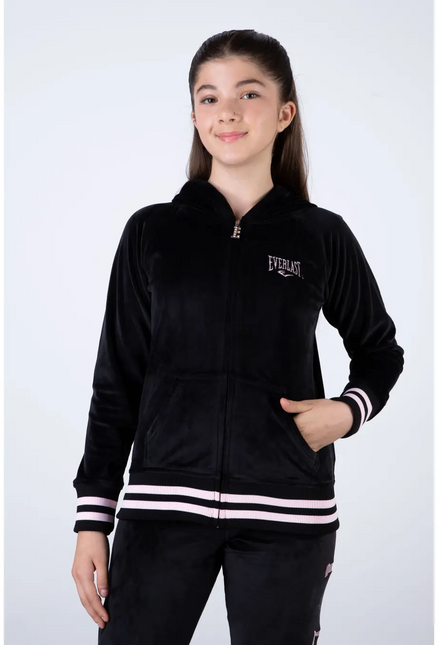 Poleron Everlast Valley Girl en color negro.