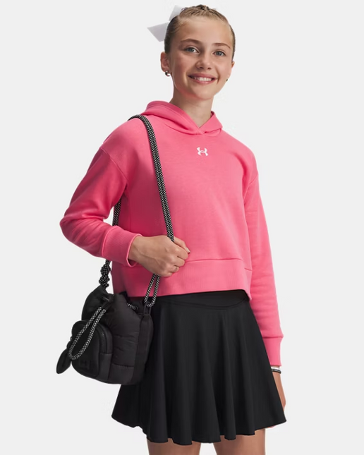 POLERON NIÑA UNDER ARMOUR RIVAL FLEECE HOODIE