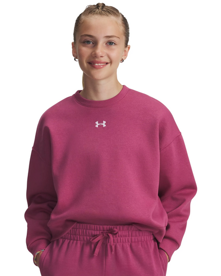 POLERON NIÑA UNDER ARMOUR RIVAL FLEECE OS CREW