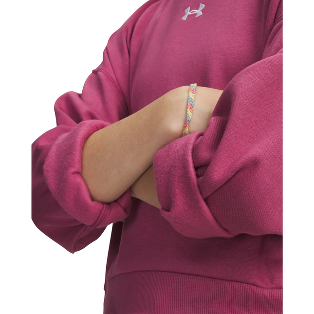 POLERON NIÑA UNDER ARMOUR RIVAL FLEECE OS CREW