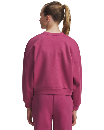 POLERON NIÑA UNDER ARMOUR RIVAL FLEECE OS CREW