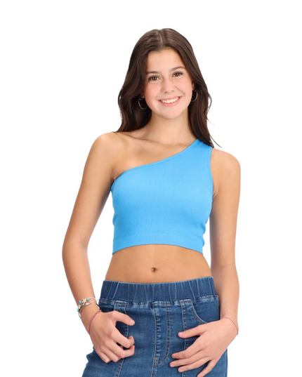 POLERA NIÑA CAFFARENA CROP TOP