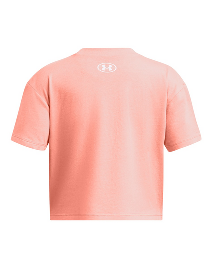 POLERA NIÑA UNDER ARMOUR CROP SPORTSTYLE LOGO SS