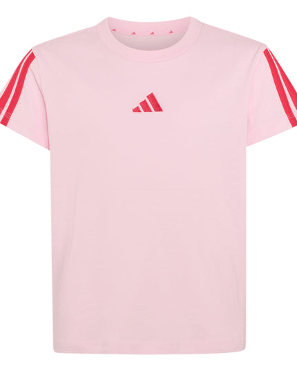 Polera Adidas Jg 3s Tee 160 en color rosado