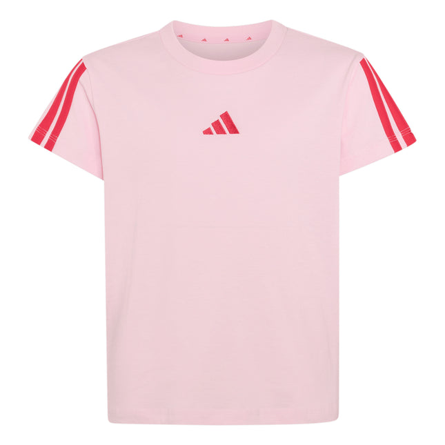 Polera Adidas Jg 3s Tee 160 en color rosado