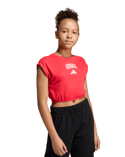 Polera ADIDAS polera adidas jg clgt tee en color pure ruby