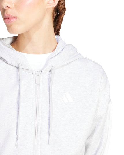 POLERON ADIDAS W 3S FL FZ HD