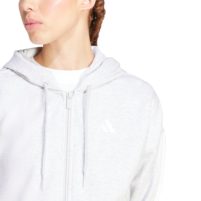 POLERON ADIDAS W 3S FL FZ HD - MAWI