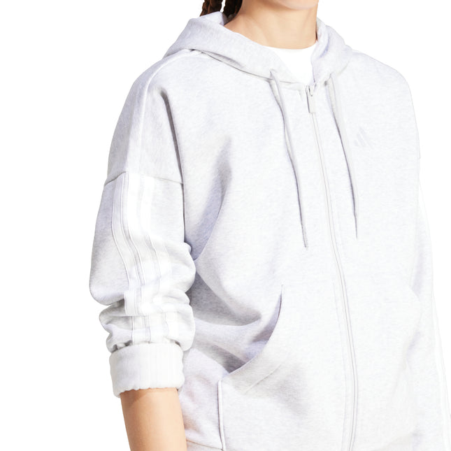 POLERON ADIDAS W 3S FL FZ HD - MAWI