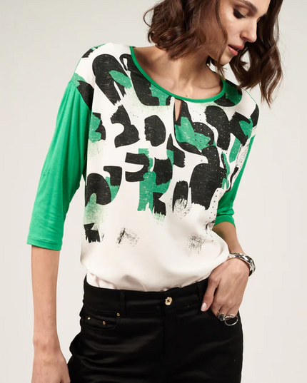 POLERA GIVE POLO ESTAMPADO