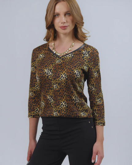 POLERA GIVE ANIMAL PRINT