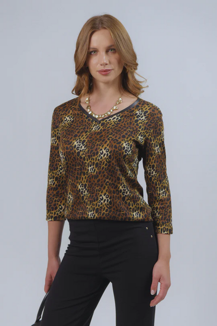 POLERA GIVE ANIMAL PRINT