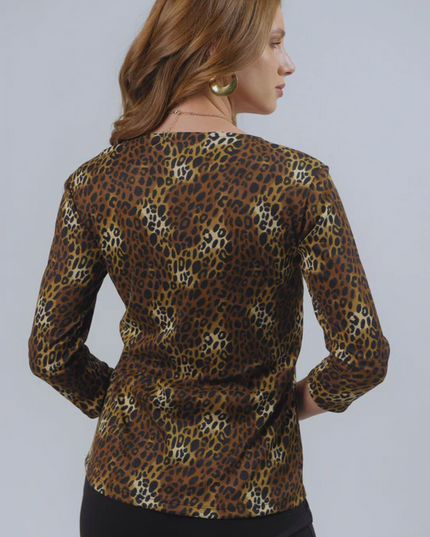 POLERA GIVE ANIMAL PRINT