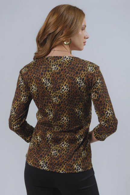 POLERA GIVE ANIMAL PRINT