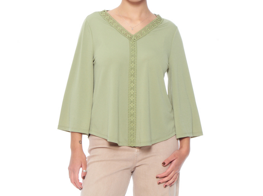 BLUSA WADOS M 3/4 SOLID