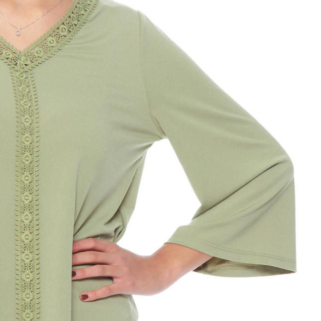 BLUSA WADOS M 3/4 SOLID