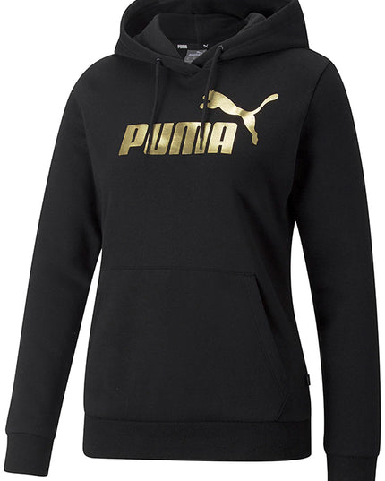 POLERON PUMA ESS+ METALLIC LOGO HOODIE FL