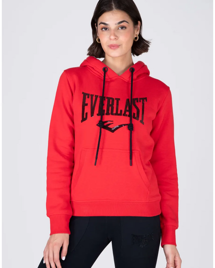 POLERON EVERLAST HOODIE NEW MOST TWO ROJO