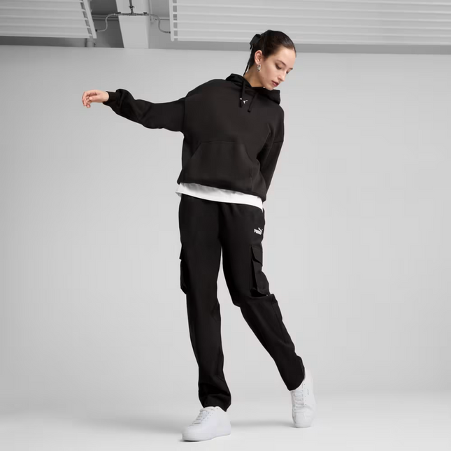 POLERON PUMA ESS LOGO OVERSIZED HOODIE FL