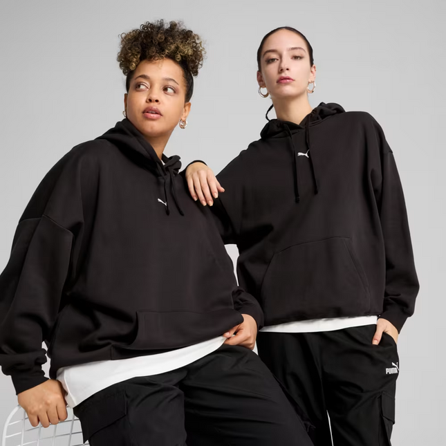 POLERON PUMA ESS LOGO OVERSIZED HOODIE FL