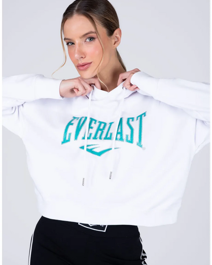 Polerón EVERLAST poleron hood everlast bring en color blanco