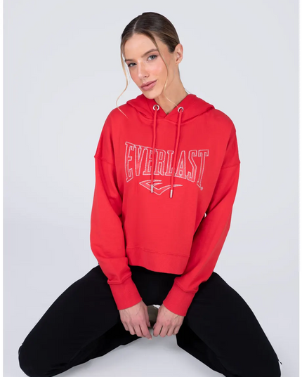 Polerón EVERLAST poleron hood everlast bring en color rojo