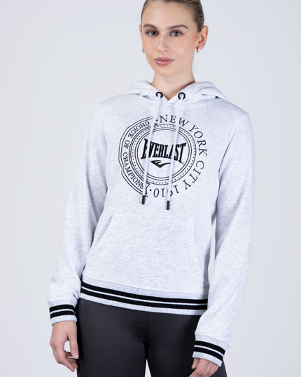 Polerón Everlast Nepal en color blanco jaspeado