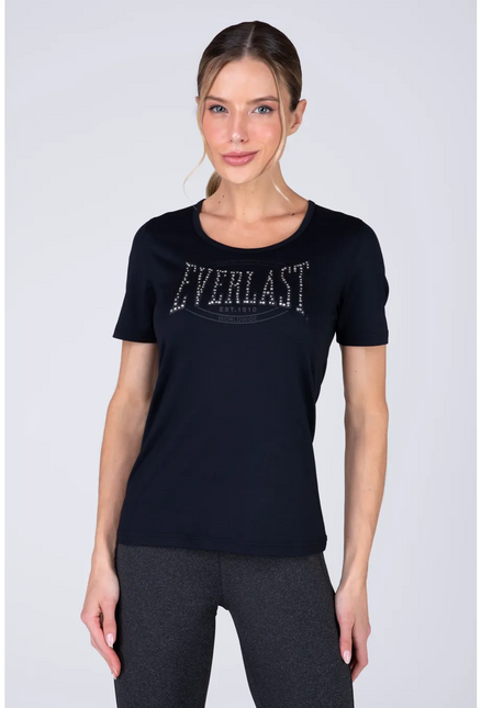 Polera EVERLAST polera m/c everlast basic two en color negro