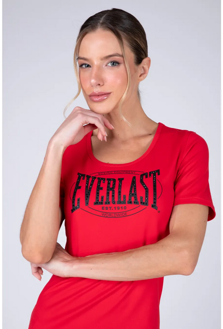 Polera EVERLAST polera m/c everlast basic two en color rojo