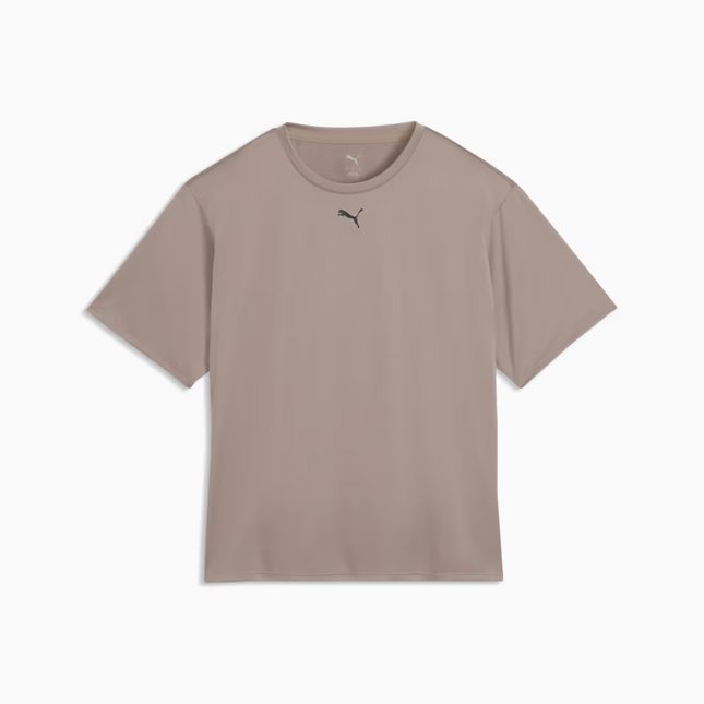 Polera de mujer Puma Train All Day Essentials en color beige