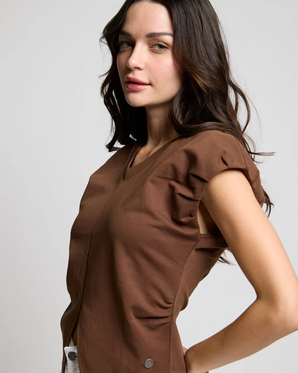 POLERA AMALIA MANGA GLOBO