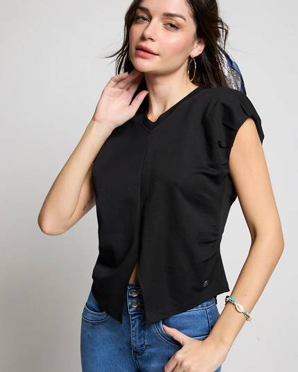 POLERA AMALIA MANGA GLOBO