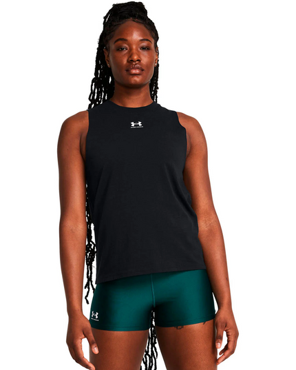 Polera UNDER ARMOUR polera under armour rival muscle tank en color negro