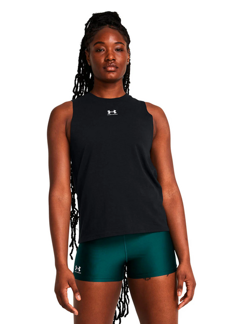 Polera UNDER ARMOUR polera under armour rival muscle tank en color negro