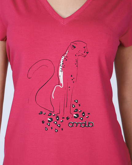 POLERA AMALIA LEOPARDO
