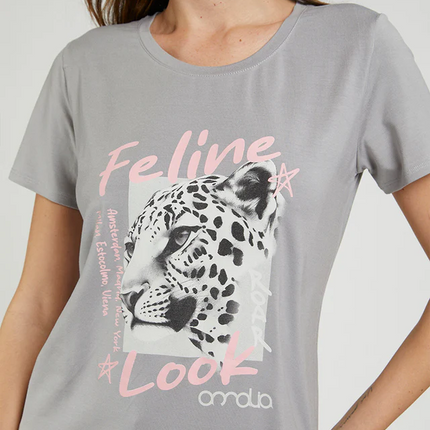 POLERA AMALIA FELINE ROAR