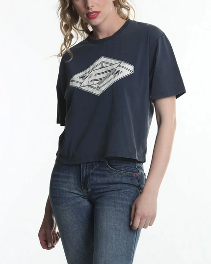 POLERA ELLUS BOX FIT ACID WASH