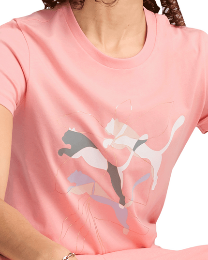 POLERA PUMA GRAPHICS BRANDED LEAF TEE