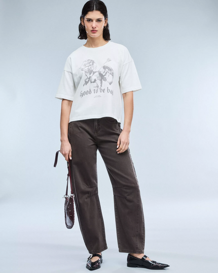 POLERA FOSTER BASICA CROP