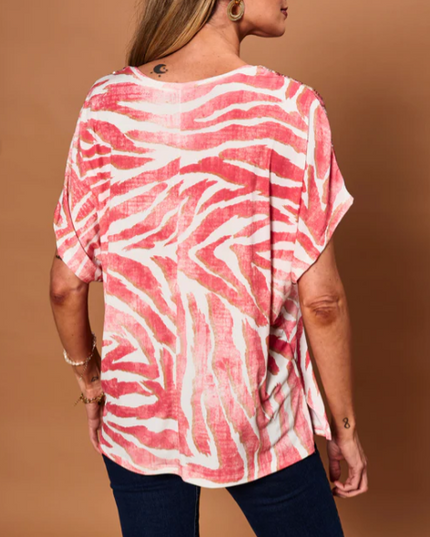 POLERA GIVE S/M ESTAMPADA APLIC. HOMB