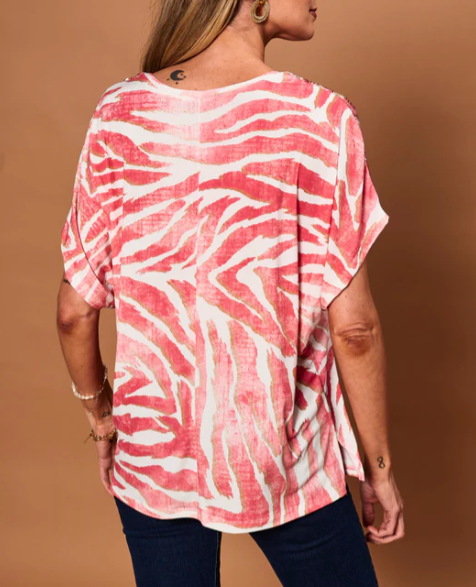 POLERA GIVE S/M ESTAMPADA APLIC. HOMB
