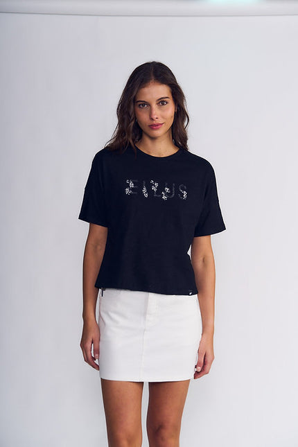 POLERA ELLUS COTTON SLUB JEWEL