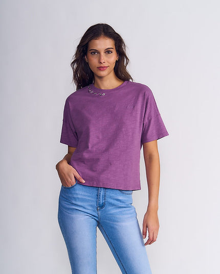 POLERA ELLUS COTTON SLUB PIERCING
