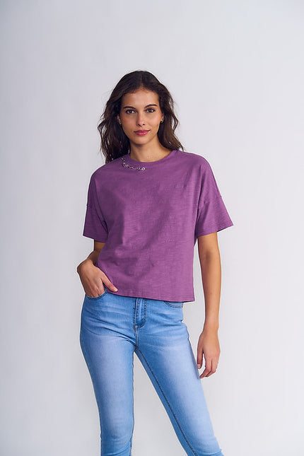 POLERA ELLUS COTTON SLUB PIERCING