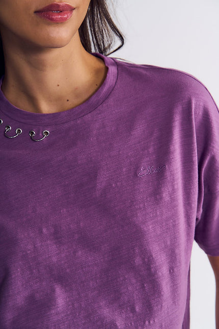 POLERA ELLUS COTTON SLUB PIERCING