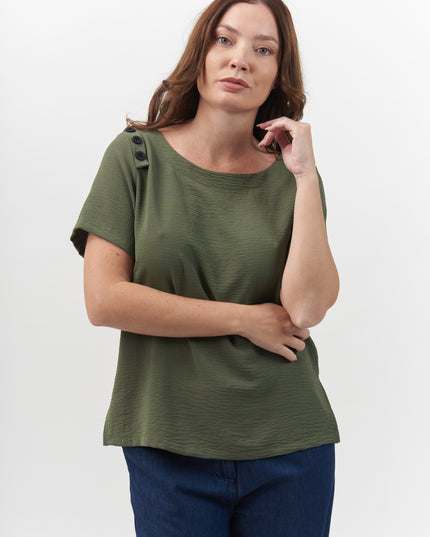 POLERA GIVE POLO LISA,M/C BOTONES