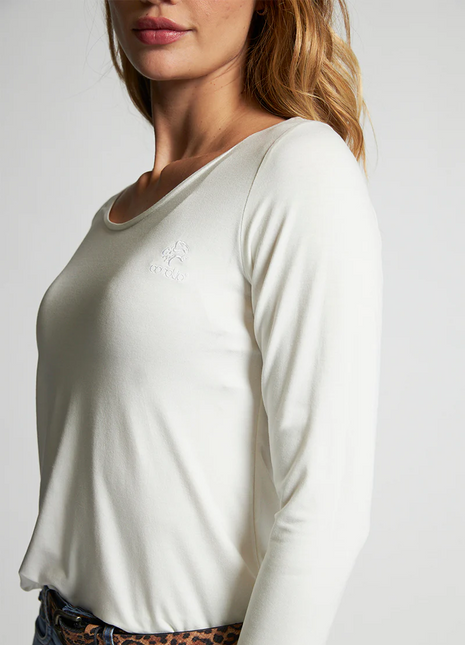 POLERA AMALIA BORDADA