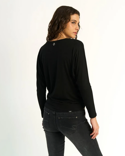 POLERA ELLUS BATWING FRONT HOTFIX LOGO