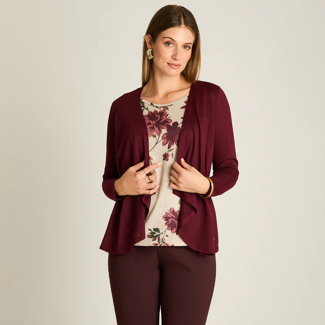 Polera LORENZO DI PONTTI Polera Lorenzo Di Pontti en color burdeo.